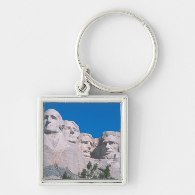 NA, USA, SD, Mount Rushmore. Key Ring (Front)