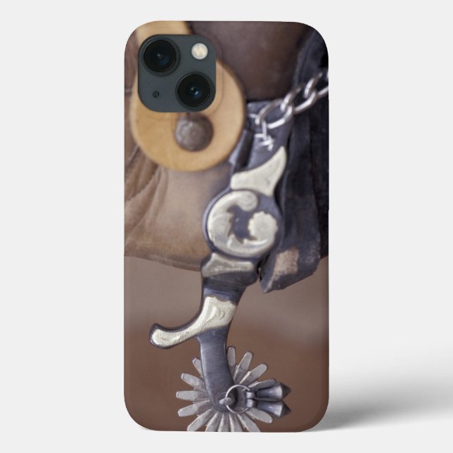 NA, USA, Texas, Lubbock Cowboy boot and spur Case-Mate iPhone Case (Back)