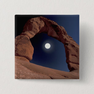 NA, USA, Utah, Arches National Park. Delicate 15 Cm Square Badge