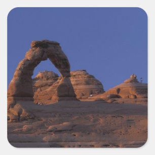 NA, USA, Utah, Arches National Park. Delicate Square Sticker