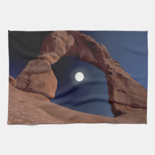 NA, USA, Utah, Arches National Park. Delicate Tea Towel