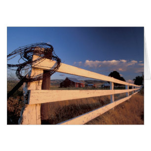 NA, USA, Washington, near Walla Walla, fence,
