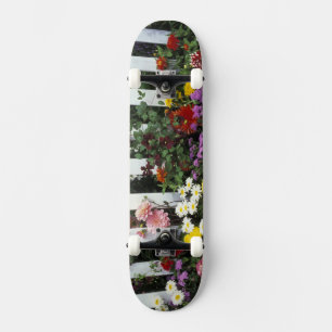NA, USA, Washington, Sammamish, White picket Skateboard
