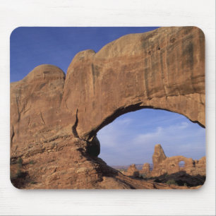 NA, Utah, Arches National Park. Double Arch Mouse Pad