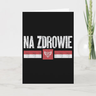 Na Zdrowie Funny Polish Christmas Santa Poland Pri Card