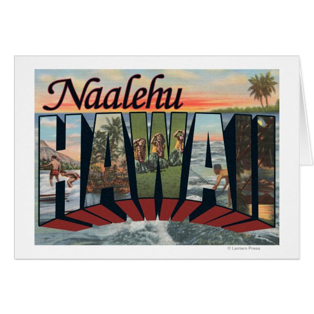 Naalehu, Hawaii - Large Letter Scenes (Front Horizontal)