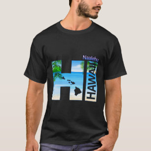Naalehu Hi Hawaii Aloha State Vacation T-Shirt