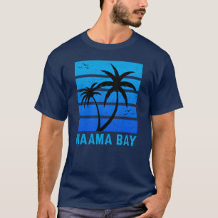 Naama Bay Blue Distressed Vintage Sunset T-Shirt