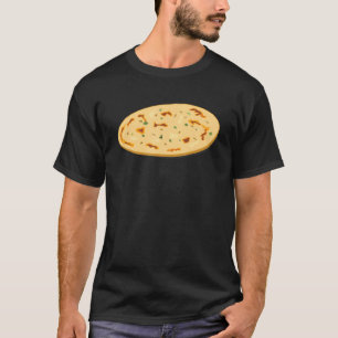 Naan Bread Garlic Naan India Pakistan Food Masala T-Shirt