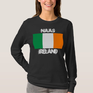Naas, Ireland with Irish flag T-Shirt