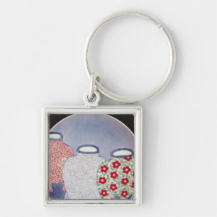 Nabeshima Dish, Edo Period Key Ring