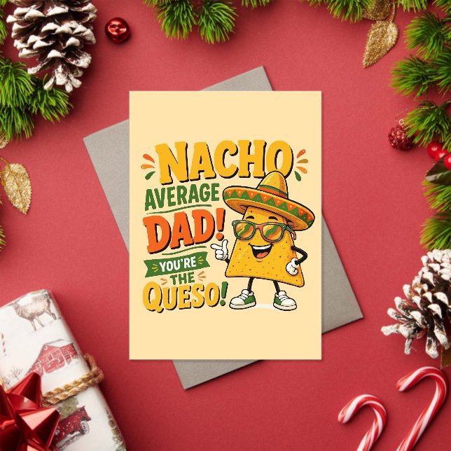  Nacho Average Dad Funny Father's Day Acrylic Invitations (Insitu (Holiday))