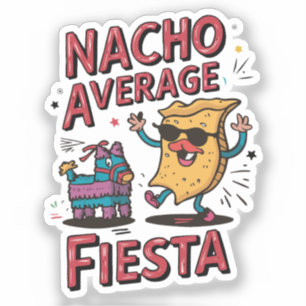 Nacho Average Fiesta – Fun, Colourful Nacho Design