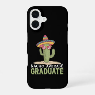 Nacho Average Graduate Cactus Graduation Mexican iPhone 16 Case