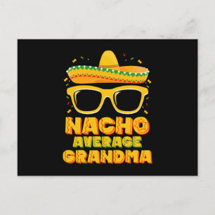 Nacho Average Grandma Cinco De Mayo Family Postcard