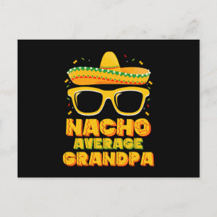 Nacho Average Grandpa Cinco De Mayo Family Postcard
