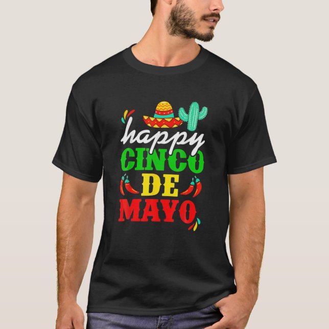 Nacho Average Grandson Cute Cinco De Mayo T-Shirt (Front)