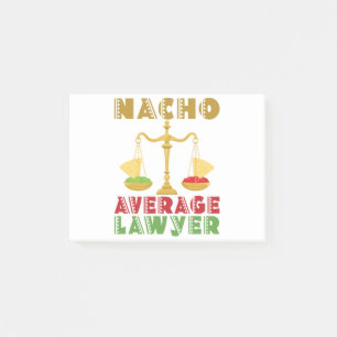Nacho Average Lawyer Post-it Notes