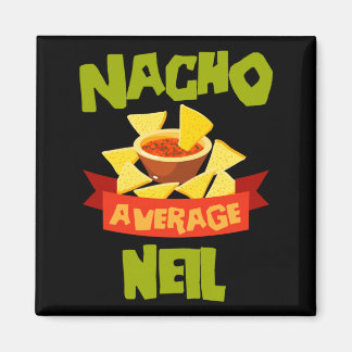 Nacho Average Neil Funny Birthday Personalised Magnet