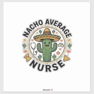Nacho Average Nurse Cactus Fiesta Shirt Design_1