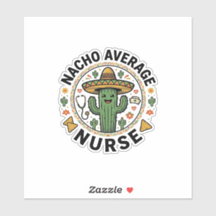 Nacho Average Nurse Cactus Fiesta Shirt Design_1