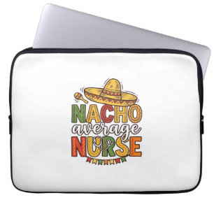 Nacho Average Nurse Cinco De Mayo Shirt Design_1 Laptop Sleeve