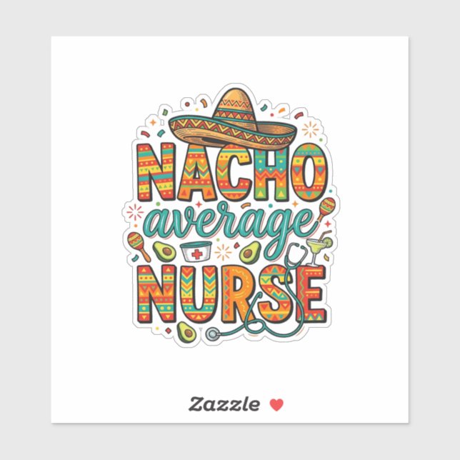 Nacho Average Nurse Fiesta Vector Shirt Design_1 (Sheet)