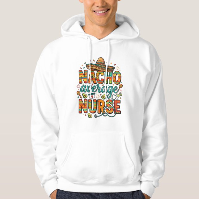 Nacho Average Nurse Fiesta Vector Shirt Design_1 (Front)
