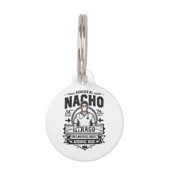 Nacho Average Orthopaedic Nurse Pet Tag (Front)