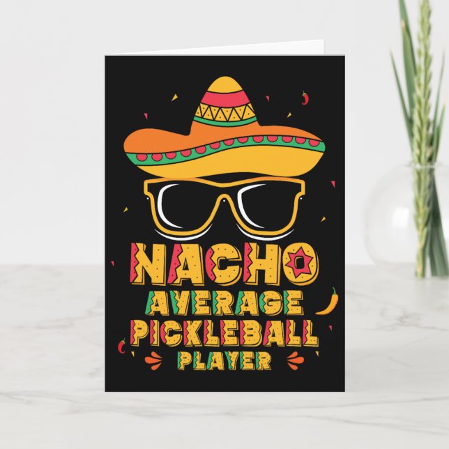 Nacho Average Picklell Player Mexican Sport Cinco  Card (Front)