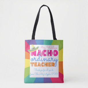 Nacho average teacher Mexican fiesta teacher bag