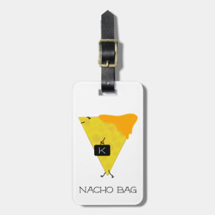 NACHO BAG Personalised Tortilla Chip with Cheese Luggage Tag