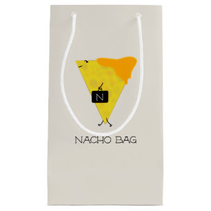 NACHO BAG Tortilla Chip with Cheese Toting a Bag