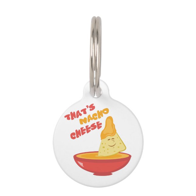 Nacho Cheese Pet Tag (Front)