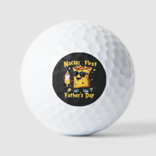 Nacho First Father's Day Cinco De Mayo Dad Golf Balls