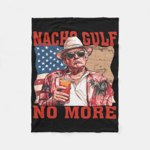 Nacho Gulf No More Gulf Of United States Trump Fun Fleece Blanket