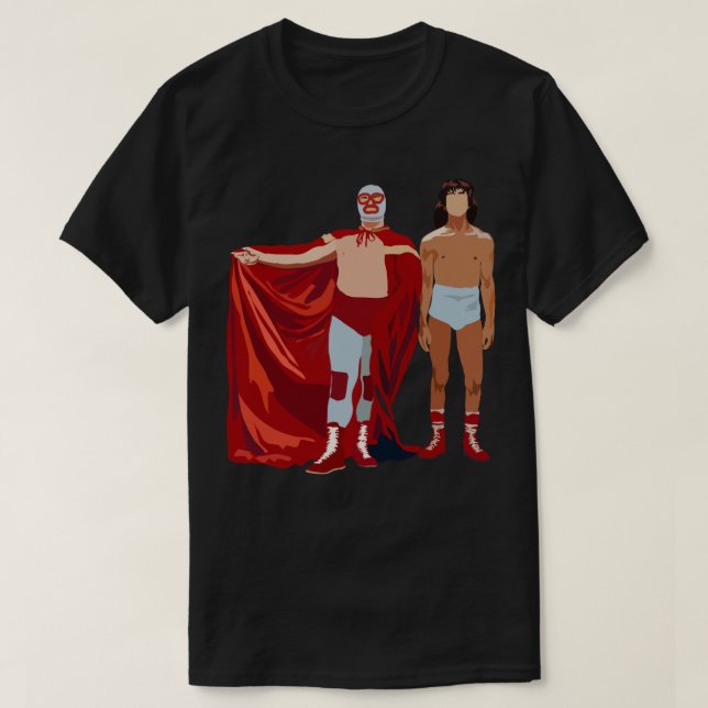 Nacho Libre Sticker Copy T-Shirt (Design Front)