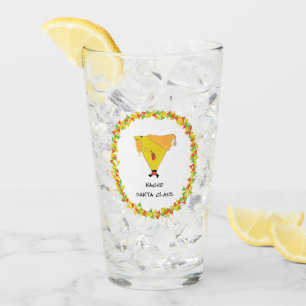 Nacho Santa Claus Glass