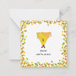 Nacho Santa with Chips Card