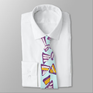 Nacho tie on Pale Blue