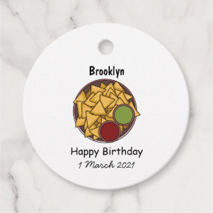 Nachos cartoon illustration favour tags
