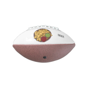 Nachos cartoon illustration football