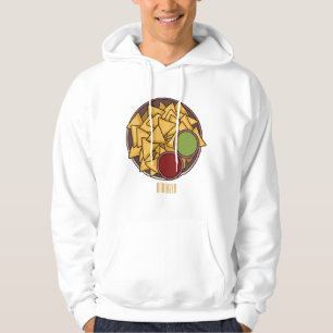 Nachos cartoon illustration  hoodie
