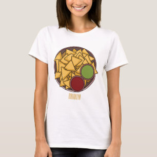 Nachos cartoon illustration T-Shirt