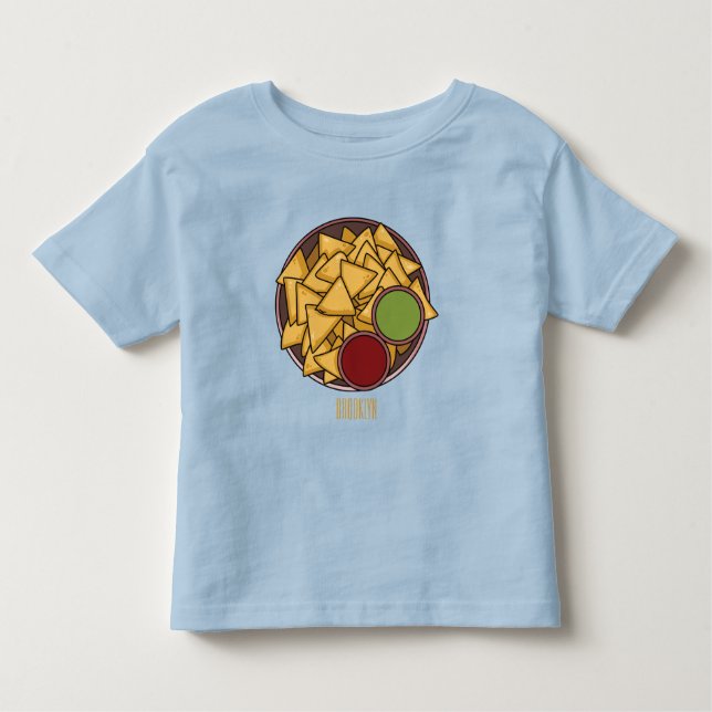Nachos cartoon illustration  toddler T-Shirt (Front)