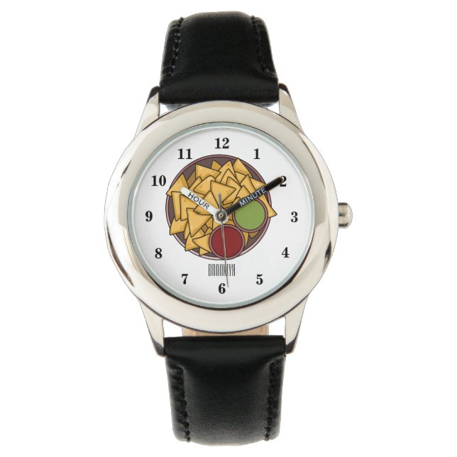 Nachos cartoon illustration watch (Front)