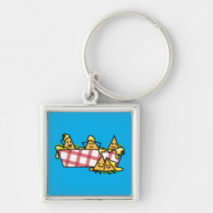 Nachos Melted Cheese Jalapeno Nacho tortilla chips Key Ring