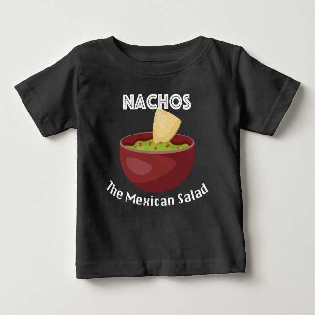 Nachos, The Mexican Salad - Baby Fine Jersey T-Shi Baby T-Shirt (Front)