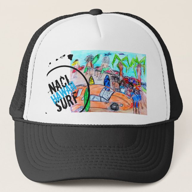 NaCL HAWAII SURF Trucker Hat (Front)