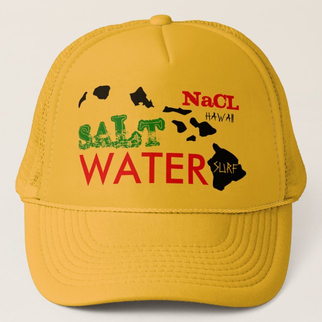 NaCL Salt Water Surf Trucker Hat (Front)